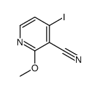 4-碘-2-甲氧基烟腈结构式