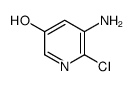 5-amino-6-chloropyridin-3-ol结构式