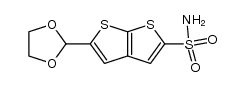 5-(2-dioxolanyl)thieno[2,3-b]thiophene-2-sulfonamide Structure