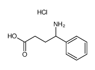 4-Amino-4-phenyl-butyric acid hydrochloride Structure