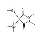 dimethyl 2,2-bis(trimethylgermyl)malonate结构式