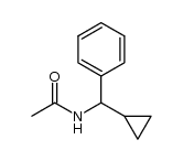 N-[cyclopropyl(phenyl)methyl]acetamide Structure