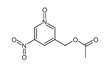 3-Acetoxymethyl-5-nitropyridine-N-oxide Structure