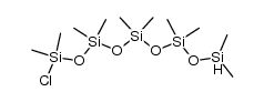 1-chloro-1,1,3,3,5,5,7,7,9,9-decamethylpentasiloxane Structure