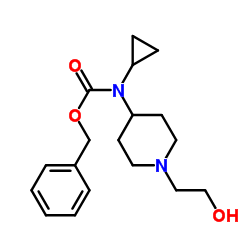 Benzyl cyclopropyl[1-(2-hydroxyethyl)-4-piperidinyl]carbamate Structure