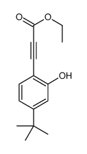 ethyl 3-(4-tert-butyl-2-hydroxyphenyl)prop-2-ynoate结构式