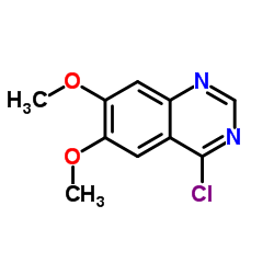 4-Chloro-6,7-dimethoxyquinazoline Structure