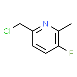 6-(Chloromethyl)-3-fluoro-2-methylpyridine Structure