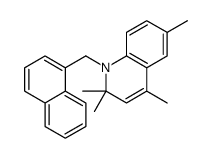 2,2,4,6-tetramethyl-1-(naphthalen-1-ylmethyl)quinoline Structure