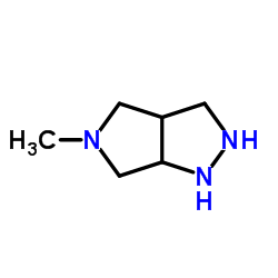 5-Methyl-4,6-dihydro-1H-pyrrolo[3,4-c]pyrazole Structure
