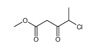 Pentanoic acid,4-chloro-3-oxo-,methyl ester structure