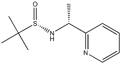 (S)-2-methyl-N-((R)-1-(pyridin-2-yl)ethyl)propane-2-sulfinamide Structure