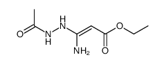 2-Propenoic acid,3-(2-acetylhydrazinyl)-3-amino-,ethyl ester picture