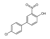 4-(4-chlorophenyl)-2-nitrophenol结构式