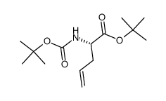 (S)-2-((叔丁氧基羰基)氨基)戊-4-烯酸叔丁酯图片