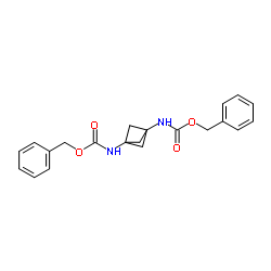 benzyl N-(3-{[(benzyloxy)carbonyl]amino}bicyclo[1.1.1]pentan-1-yl)carbamate Structure