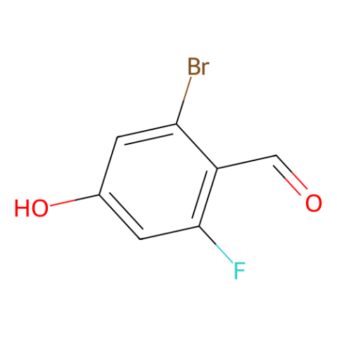 2-Bromo-6-fluoro-4-hydroxybenzaldehyde图片