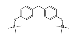 4,4'-Di(trimethylsilylamino)-diphenylmethan结构式