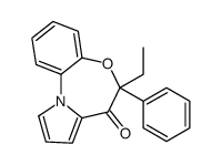 6-ethyl-6-phenylpyrrolo[2,1-d][1,5]benzoxazepin-7-one结构式