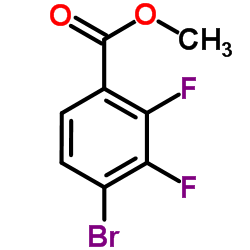 Methyl 4-bromo-2,3-difluorobenzoate structure