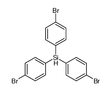 tris(4-bromophenyl)silane Structure