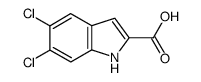 5,6-dichloro-1H-indole-2-carboxylic acid structure