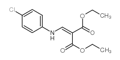 diethyl 2-[(4-chloroanilino)methylidene]propanedioate Structure