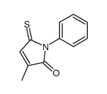 2H-Pyrrol-2-one,1,5-dihydro-3-methyl-1-phenyl-5-thioxo- Structure