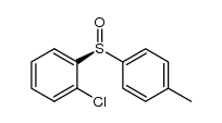 (R)-(+)-2-chlorophenyl 4-methylphenyl sulfoxide Structure