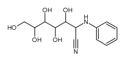 2-anilino-2-deoxy-heptononitrile结构式