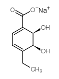 (2R,3S)-1-CARBOXY-4-ETHYL-2,3-DIHYDROXY-CYCLOHEXA-4,6-DIENE, SODIUM SALT, 85 structure