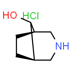 exo-3-azabicyclo[3.2.1]octan-8-ol hydrochloride structure