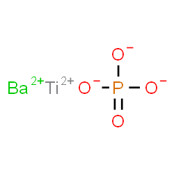 phosphoric acid, barium titanium salt Structure