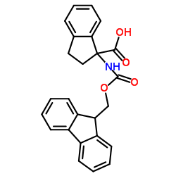 1-((((9H-FLUOREN-9-YL)METHOXY)CARBONYL)AMINO)-2,3-DIHYDRO-1H-INDENE-1-CARBOXYLIC ACID picture