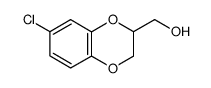 7-chloro-2-hydroxymethyl-1,4-benzodioxane Structure