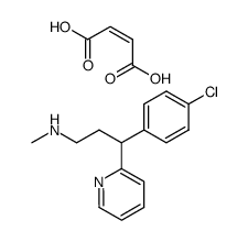 去甲基马来酸盐氯苯那敏结构式