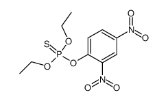 O,O-diethyl O-(2,4-dinitrophenyl) thiophosphate Structure