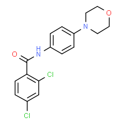 2,4-DICHLORO-N-(4-MORPHOLINOPHENYL)BENZENECARBOXAMIDE structure