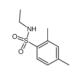 N-ethyl-2,4-dimethylbenzenesulfonamide structure