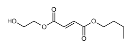 1-O-butyl 4-O-(2-hydroxyethyl) but-2-enedioate Structure