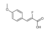 2-fluoro-3-(4-methoxyphenyl)prop-2-enoic acid Structure