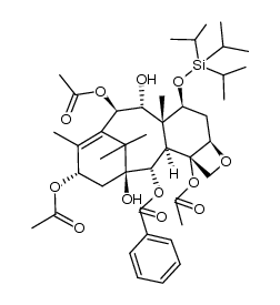 7-triisopropylsilyl-9-dihydro-13-acetylbaccatin III Structure