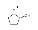 (+/-)-trans-cyclopentene-(1)-diol-(3.4) Structure