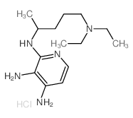 2,3,4-Pyridinetriamine,N2-[4-(diethylamino)-1-methylbutyl]-, hydrochloride (1:3) Structure