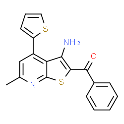 [3-Amino-6-methyl-4-(2-thienyl)thieno[2,3-b]pyridin-2-yl](phenyl)methanone picture