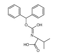 (2S)-2-(benzhydryloxycarbonylamino)-3-methylbutanoic acid Structure