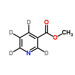 Methyl 3-(2H4)pyridinecarboxylate Structure