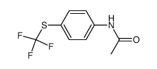 4-trifluoromethylthioacetanilide结构式