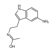 5-Amino-N-acetyltryptamine Structure