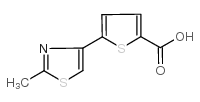 5-(2-methyl-1,3-thiazol-4-yl)thiophene-2-carboxylic acid Structure